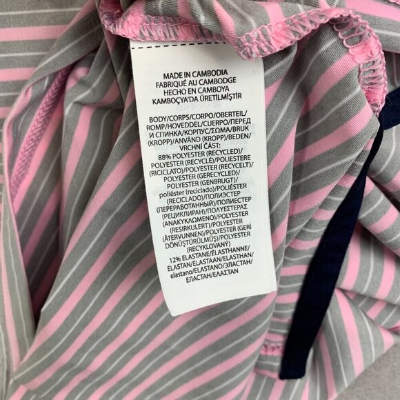 Ralph Lauren RLX Mens Shirt XL Pink Gray Striped Polo Golf Stretch Performance - Picture 7 of 8